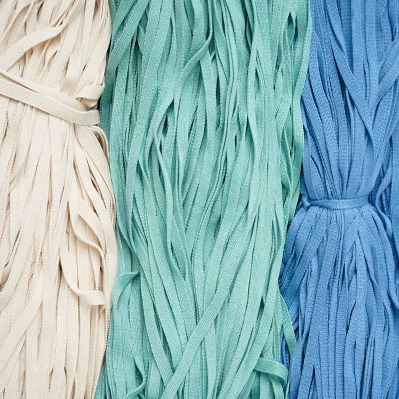 Katoenen geribbelde singelband Zacht taillekoord