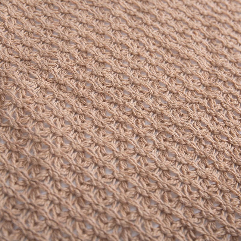 Gebreide holle rib jacquard spandex kledingstof